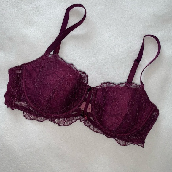 VS Lace Balconet Bra, Lightly Lined, size 36D, EUC (washed 1x but not worn) - Picture 11 of 12